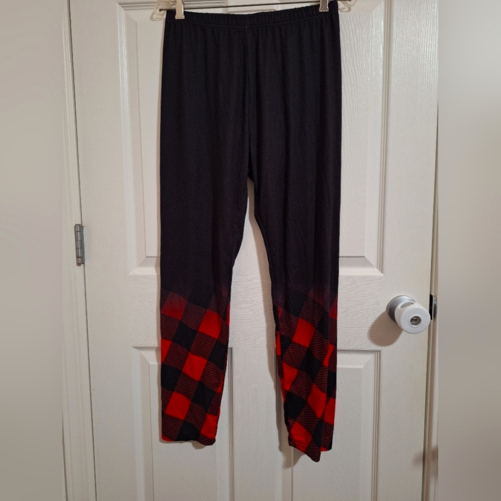 Plaid leggings